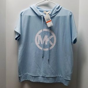 Michael Kors Hooded Logo Top NWT Sz S